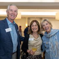 Donna Brooks poses for photo with two other event attendees